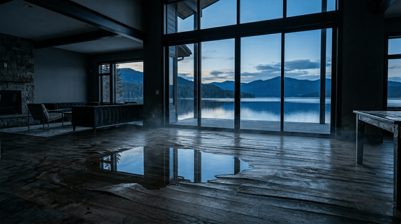 water damage restoration Liberty Lake WA flooded home emergency